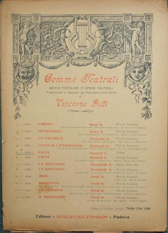 Faust. Valzer - Charles Gounod - copertina