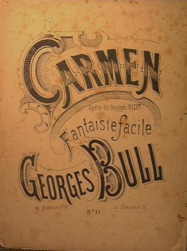 Carmen - Georges Bizet - copertina