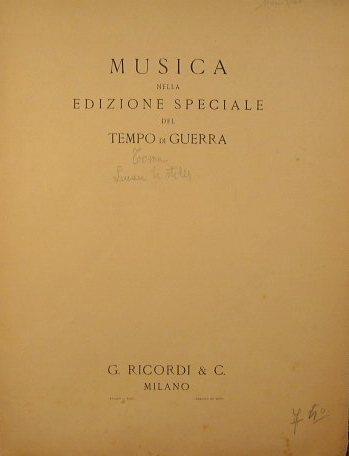 Tosca. Atto III Solo di Cavaradossi ''E lucevan le stellè' - Giacomo Puccini - copertina