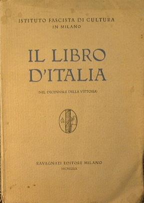 Il libro d'Italia (nel decennale della vittoria) - copertina