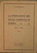 La formazione dei nuclei nazionali in Europa. Sec. X. XIII