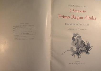 Il Settecento e il Primo Regno d'Italia - Francesco Bertolini - copertina
