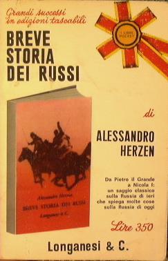 Breve storia dei Russi - Aleksandr Herzen - copertina