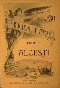 Alcesti - Euripide - copertina