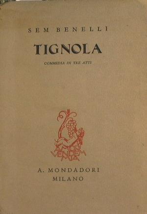 Tignola - Sem Benelli - copertina