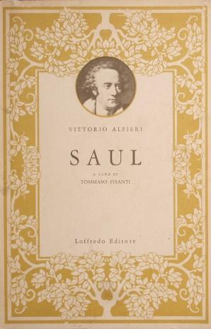 Saul - Vittorio Alfieri - copertina