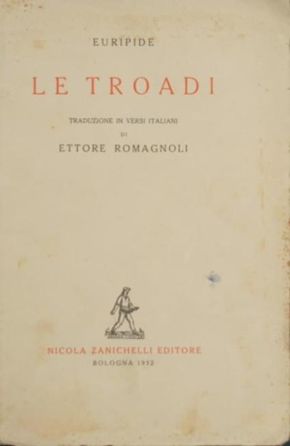 Le troadi - Euripide - copertina