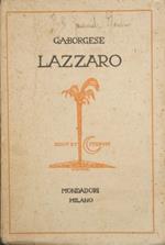 Lazzaro. Un prologo e tre atti