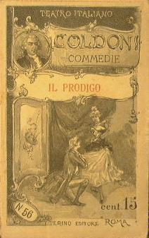Il prodigo - Carlo Goldoni - copertina