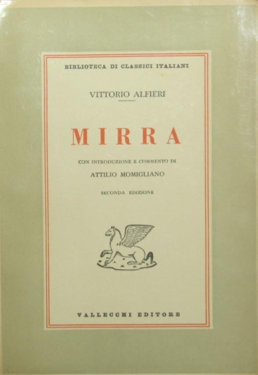 Mirra - Vittorio Alfieri - copertina
