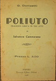 Poliuto - Gaetano Donizetti - copertina