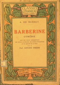 Barberine - Alfred de Musset - copertina