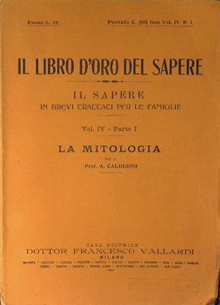 La mitologia - Aristide Calderini - copertina