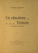 Un educatore ticinese. Giacomo Bontempi