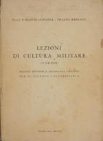 Lezioni di cultura militare. 3° grado