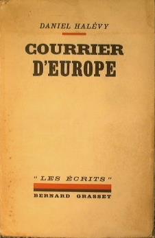 Courrier d'Europe - Daniel Halévy - copertina