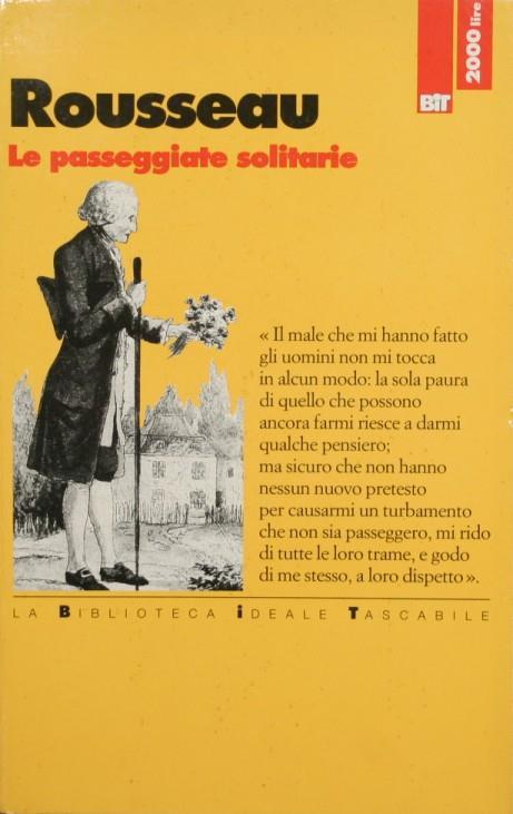 Le passeggiate solitarie - Jean-Jacques Rousseau - copertina