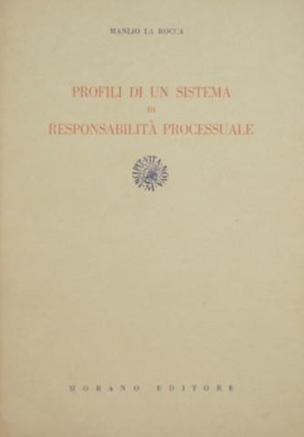 Profili di un sistema di responsabilità processuale - copertina