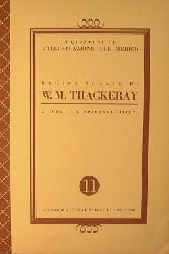 Pagine scelte di W. M. Thackeray - copertina