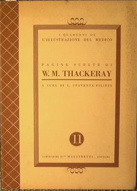 Pagine scelte di W.M. Thackeray - copertina