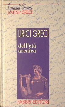 Lirici Greci dell'età arcaica - copertina