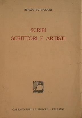 Scribi scrittori e artisti - copertina