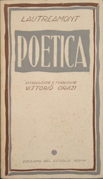 Poetica - copertina
