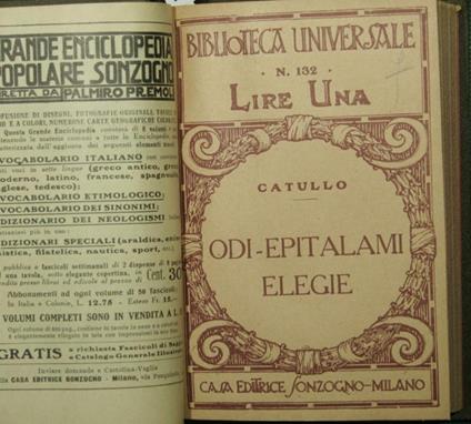 Le odi Odi - Epitalami - Elegie Le odi Le odi - Q. Flacco Orazio - copertina