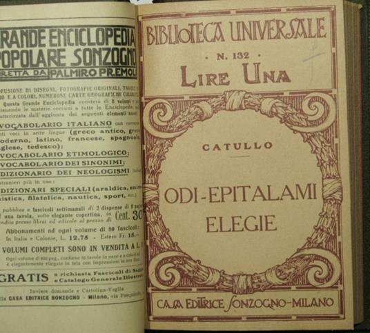 Le odi Odi - Epitalami - Elegie Le odi Le odi - Q. Flacco Orazio - copertina