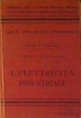 L' elettricità industriale - copertina