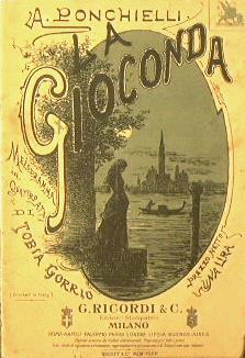 La Gioconda - Amilcare Ponchielli - copertina