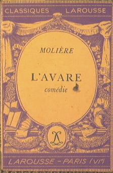 L' Avare. Comédie - copertina