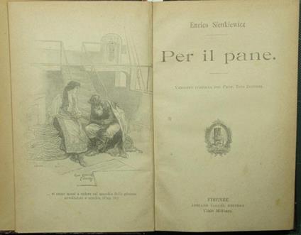 Per il pane - Henryk Sienkiewicz - copertina
