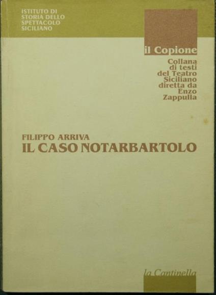 Il caso Notarbartolo - Filippo Arriva - copertina