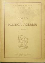 Corso di politica agraria