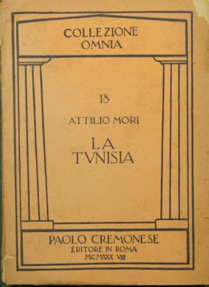 La Tunisia - Attilio Mori - copertina