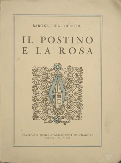 Il postino e la rosa - Luigi Gerbore - copertina