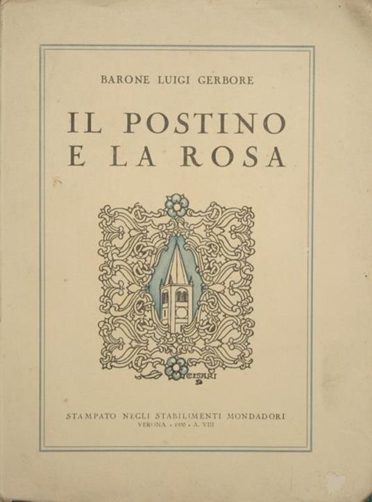 Il postino e la rosa - Luigi Gerbore - copertina