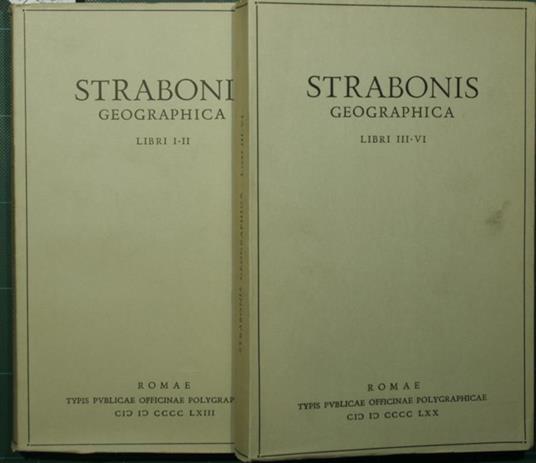 Strabonis geographica - Strabone - copertina