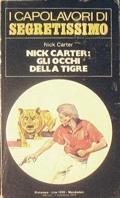 Nick Carter: Gli occhi della tigre - Nick Carter - copertina