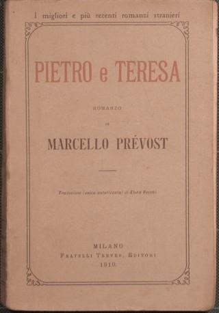 Pietro e Teresa - Marcel Prévost - copertina