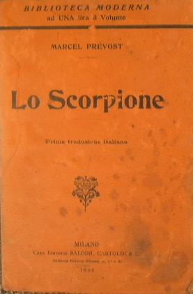 Lo scorpione - Marcel Prévost - copertina