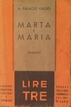 Marta e Maria - Armando Palacio Valdés - copertina