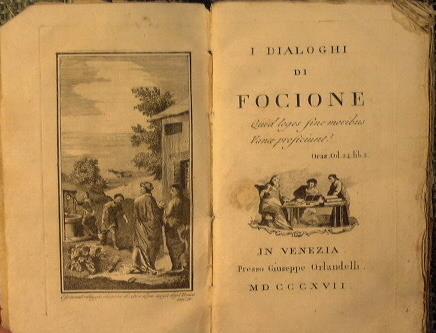 I Dialoghi di Focione - Gabriel B. de Mably - copertina