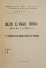 Elezioni dei consigli comunali nella Regione Siciliana. Istruzioni per gli uffici elettorali