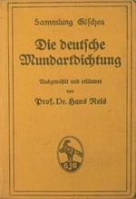 Die deutsche Mundartdichtung