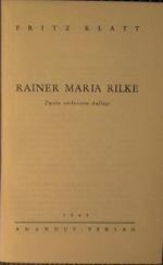 Rainer Maria Rilke. Zweite verbesserte auflage