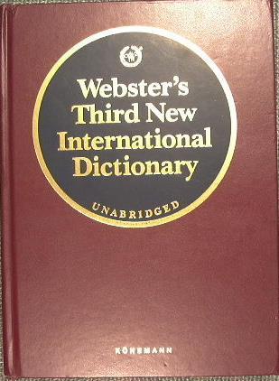 Webster's Third New International Dictionary of the English Language Unabridged - Philip Babcock Gove - copertina