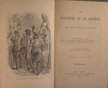 Daughter of an empress. An historical novel - Louise Mühlbach - copertina