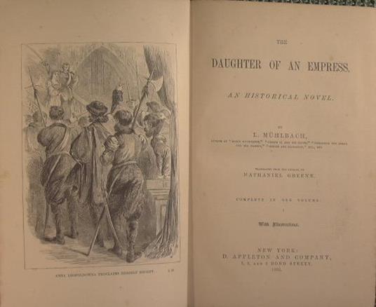 Daughter of an empress. An historical novel - Louise Mühlbach - copertina